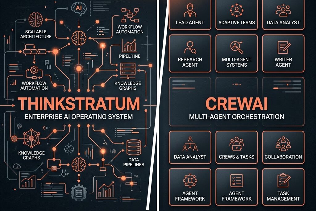 ThinkStratum vs CrewAI: The Future of Enterprise AI Workflows